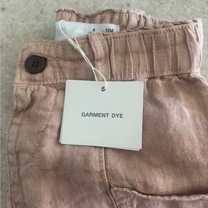 NWT Zara Garment Dye Linen Pants